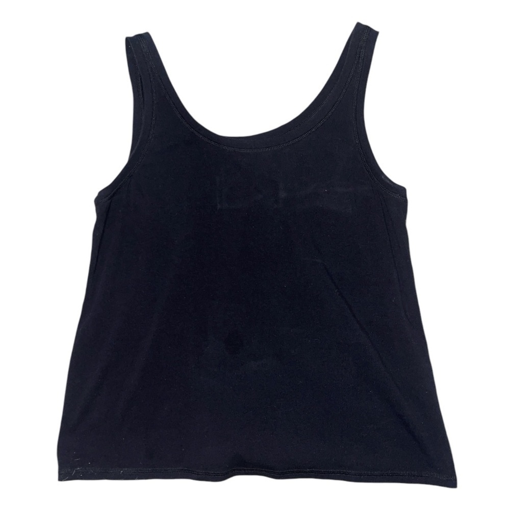 Eileen Fisher black scoop neck tank top women’s size XL